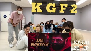 Girls Reaction on K G F 2 Songs  KATAI ZEHER REACTION kgf2 [upl. by Elston]