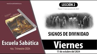 Escuela Sabática  Viernes 11 de octubre del 2024  Lección Alumnos [upl. by Ttezil230]