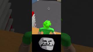 Roblox IQ Moment Troll Face Meme shorts [upl. by Christoforo]