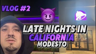 A REALISTIC TYPICAL NIGHT IN CALIFORNIA MODESTO STORE EMPLOYEE STALKS ME VLOG 2 [upl. by Eseneg645]