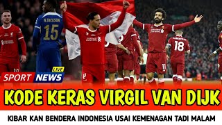 BIKIN SEMUA KAGET 😱 VIRGIL VAN DIJK KIBARKAN BENDERA INDONESIA KODE INGIN SEGGERA DI NATURALISASI [upl. by Attiuqram]