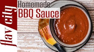 How To Make Sweet amp Tangy BBQ Sauce  Sugar Free amp Keto  Bobbys Kitchen Basics [upl. by Mafala]