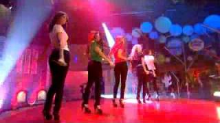 The Saturdays  Just Cant Get Enough Blue Peter Performance 110309 [upl. by Eyanaj]