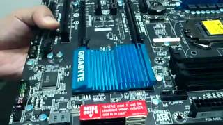 GIGABYTE GAZ77XD3H Unboxing [upl. by Macfarlane381]