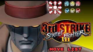 Street Fighter III 3rd Strike  Q Move List [upl. by Anotyal783]