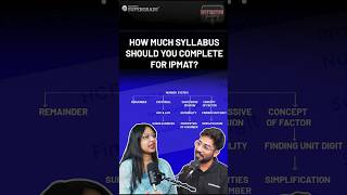 How much Syllabus Should You Complete for IPMAT 🤔🎯 IPMAT Exam Preparation Tips  shorts [upl. by Koy]