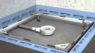 Installationmovie  BETTEINSTALLATION SYSTEM FLUSHTOFLOOR [upl. by Stanly]