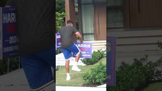 NELK BOYS Puts Kamala Harris Signs on Trump Supporters Lawn [upl. by Riggs]