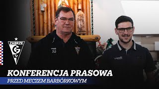 Konferencja prasowa przed Meczem Barbórkowym z Lechem Poznań [upl. by Yeldar]