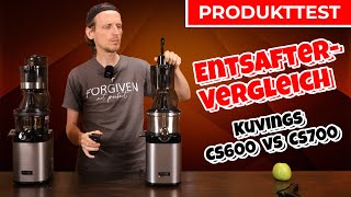 Entsaftervergleich  Kuvings Profi Whole Slowjuicer  CS600 vs CS700 [upl. by Idrahs182]