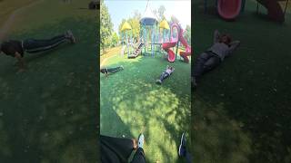 Bella ciao playground parkour running pov [upl. by Benis584]