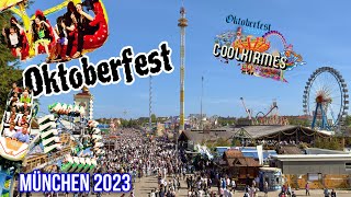 Rekord Wiesn  Höhenrausch und Party Stimmung  Oktoberfest München 2023   Clip by CoolKirmes [upl. by Danila]