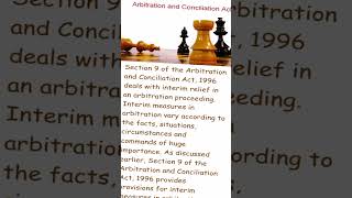 Section 9 of the Arbitration and Conciliation Act 1996  shorts  conciliation  CMLA [upl. by Yahsel720]