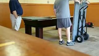 How to take apart a pool table  with slate break down  Home Billiards [upl. by Eintihw]