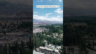 View of Leh from Spituk Monastery travel [upl. by Dorcy258]