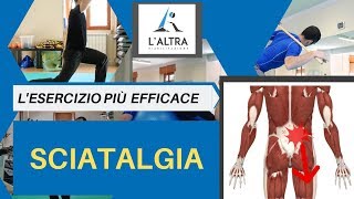 LESERCIZIO PIÙ EFFICACE dolore alla SCIATICA infiammazione NERVO SCIATICO [upl. by Modesty]