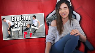 Pokimane reacts to Michael Reeves I Built A Surgery Robot [upl. by Blanka]