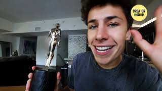 Juanpa Zurita Honors Brent Rivera  2020 YouTube Streamy Awards [upl. by Trelu]