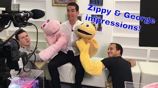 Filming with the original Zippy and George Rainbow Puppets [upl. by Nich]