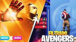 FILTRADO ASÍ SE CONSEGUIRÁN LOS AVENGERS  FORTNITE Battle Royale [upl. by Asinet]