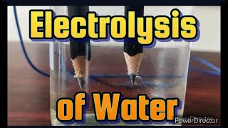 ELECTROLYSIS OF WATER CLASS 10TH SIMPLE EXPERIMENT EASY SCIENCE PROJECT SCIENCE TRICKS SCIENCE FAIR [upl. by Korie640]