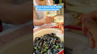 Get ready to dip and devour these garlic white wine mussels [upl. by Meehyrb]