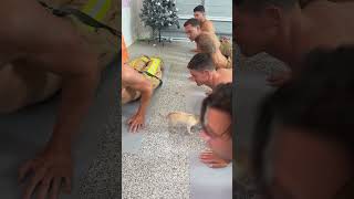 🔥Hot and hilarious yoga session with our fit firefighters and their adorable puppy pals [upl. by Uy]