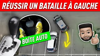 RÉUSSIR UN BATAILLE À GAUCHE  BOÎTE AUTOMATIQUE  PERMIS 2021 🚗💨 [upl. by Nam]