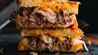 Jalapeño Cheddar Brisket Melt brisket brisketmelt bbq [upl. by Boykins603]