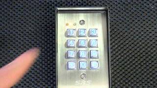 DC60SS Access Control Keypad  Changing the Master code [upl. by Eanil636]