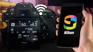 How to Share photos From Nikon D7500 I connect snapbridge nikon d7500  camera settings Hindi [upl. by Melodee]