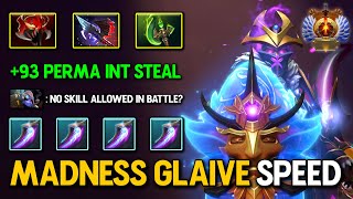 MADNESS GLAIVES SPEED CARRY Silencer With 93 Perma INT Steal 100 Hard Counter Tinker 737 DotA 2 [upl. by Ahseiyt]