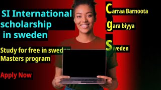 Sweden tti barachuu qofaan Jiaan 12000 SEK  Fully Funded scholarship in Sweden 2024 Gemeda show [upl. by Arved125]