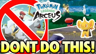 EVERYTHING you NEED TO KNOW BEFORE you Start Pokemon Legends Arceus [upl. by Eneluj]