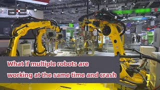 What if multiple robots are working at the same time and crash [upl. by Egon134]