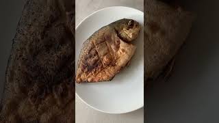 Fried Pompano  Cooking Fried Fish  Filipino Cooking [upl. by Elitnahc]