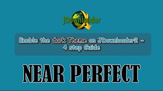 How to enable the dark Theme on JDownloader2 [upl. by Kosey]
