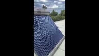 How strong are evacuated tube solar hot water systems [upl. by Ppilihp]