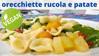 orecchiette rucola e patatela quot pasta bandieraquot dalla Pugliabuonissima [upl. by Eelinnej]