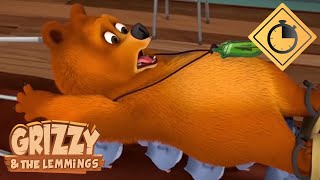 🐻15 minutes de Grizzy amp les Lemmings  Compilation 5  Grizzy amp les Lemmings [upl. by Anitsyrhk]