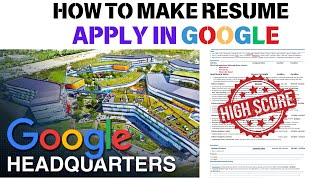 How to make resume to apply in Google Free Resume Download [upl. by Swords323]