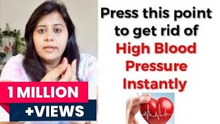 Acupressure for High Blood Pressure  5 Minutes Acupressure point Massage for controlling High BP [upl. by Cerelia]