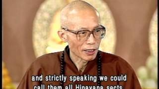 The difference between Mahayana and Hinayana BuddhismGDD0204 Master Sheng Yen [upl. by Ellevart]