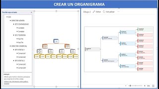 57 Crear Organigrama en Excel [upl. by Wein]