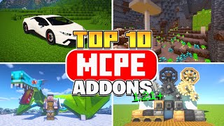 Top 10 BEST Addons For Minecraft Bedrock 121 [upl. by Gretal]