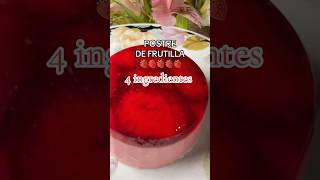 4 ingredientes 🍓 recipe frutilla fresa [upl. by Allistir]