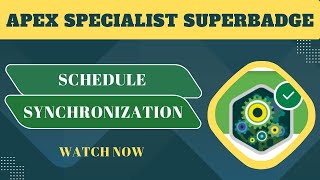 Schedule Synchronization  Apex Specialist Superbadge [upl. by Misaq]