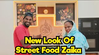 New Look Of Street Food Zaika  Kitchen Interior Work  New Setup  Kitchen Ideas [upl. by Pollyanna]