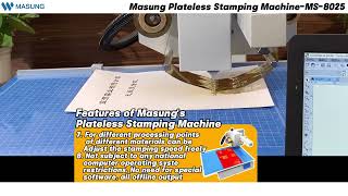 MASUNG MS8025 Plateless Digital Hot Stamping Machinehot stamping machines [upl. by Sawyor973]