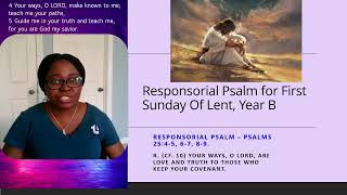 Responsorial Psalm for First Sunday Of Lent Year B [upl. by Jacoba]